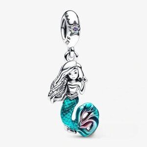 New Pandora Disney The Little Mermaid Ariel Dangle Charm